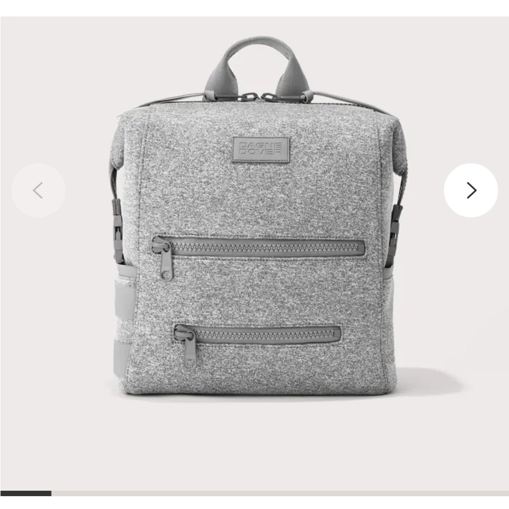 Dagne Dover Heather Gray Baby Bag